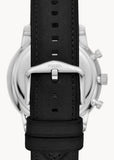 Buy Shop Fossil Neutra Chronograph White Dial Black Leather Strap Watch for Men - FS6023 USA Online
