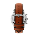 Buy Shop Fossil Neutra Chronograph Green Dial Brown Leather Strap Watch for Men - FS5735 USA Online
