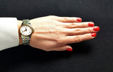 Buy Shop Tissot Classic Dream Lady Gold Dial Two Tone Steel Strap Watch For Women - T129.210.22.263.00 USA Online