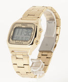 Buy Shop Fossil Retro Digital Gold Dial Gold Steel Strap Watch for Men - FS5843 USA Online