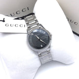 Buy Shop Gucci G Timeless Grey Dial Silver Steel Strap Watch For Women - YA126522 USA Online