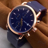 Buy Shop Fossil The Commuter Blue Dial Blue Leather Strap Watch for Men - FS5404 USA Online