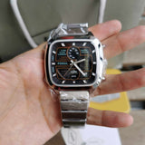 Buy Shop Fossil Retro Analog-Digital Black Dial Silver Steel Strap Watch for Men - FS5890 USA Online