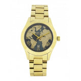 Buy Shop Michael Kors Layton Pave Blue Dial Gold Steel Strap Watch for Women - MK6243 USA Online