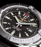 Buy Shop Breitling Colt Automatic 44mm Black Dial Stainless Steel Mens Watch - A1738811/BD44/173A USA Online