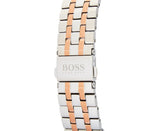 Hugo Boss Jet Silver Dial Two Tone Steel Strap Watch for Men - 1513385