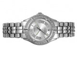 Buy Shop Guess Water Pro Diamonds Silver Dial Silver Steel Strap Watch For Women - G75511M USA Online