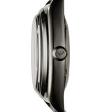 Buy Shop Emporio Armani Franco Black Dial Black Leather Strap Watch For Men - AR0368 USA Online