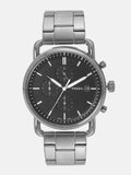 Buy Shop Fossil The Commuter Black Dial Grey Steel Strap Watch for Men - FS5400 USA Online