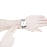 Buy Shop Emporio Armani Classic Silver Dial Silver Steel Strap Watch For Men - AR1867 USA Online