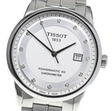 Buy Shop Tissot T Classic Luxury Powermatic 80 White Dial Silver Steel Strap Watch For Men - T086.408.11.016.00 USA Online