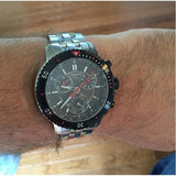 Buy Shop Tissot PRS 200 Chronograph Grey Dial Silver Steel Strap Watch For Men - T067.417.21.051.00 USA Online