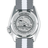 Buy Shop Seiko 5 Sports x Peanuts Surfboard Snoopy Limited Edition White Dial Two Tone NATO Strap Watch For Men - SRPK25K1 USA Online