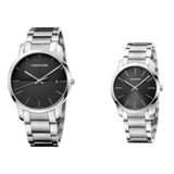 Calvin Klein City Black Dial Silver Steel Strap Watch for Men - K2G2G14C