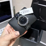Buy Shop Marc Jacobs Marci Black Dial Black Steel Dial Strap Watch for Women - MBM3193 USA Online