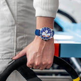 Buy Shop Tag Heuer Formula 1 Gulf Edition Blue Dial Blue Leather Strap Watch for Men - CAZ101N.FC8243 USA Online
