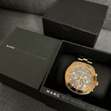 Buy Shop Marc Jacobs Blade Chronograph Grey Dial Two Tone Steel Strap Watch for Women - MBM8583 USA Online