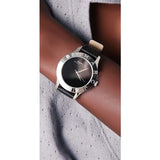 Buy Shop Marc Jacobs Blade Black Dial Black Leather Strap Watch for Women - MBM1205 USA Online