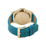 Buy Shop Marc Jacobs Baby Dave Gold Dial Blue Leather Strap Watch for Women - MBM1263 USA Online