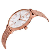 Buy Shop Fossil Jacqueline Mother of Pearl White Dial Gold Mesh Strap Watch for Women - ES4352 USA Online