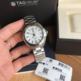 Buy Shop Tag Heuer Formula 1 Calibre 5 Automatic White Dial Silver Steel Strap Watch for Men - WAZ2114.BA0875 USA Online