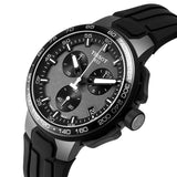 Buy Shop Tissot T Race Cycling Chronograph Black Dial Black Rubber Strap Watch For Men - T111.417.37.441.03 USA Online