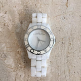 Buy Shop Marc Jacobs Marc White Dial White Ceramic Strap Watch for Women - MBM9500 USA Online