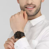 Buy Shop Fossil Neutra Chronograph Black Dial Black Steel Strap Watch for Men - FS5525 USA Online