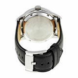 Fossil Townsman Twist Multifunction White Dial Black Leather Strap Watch for Men - ME1164