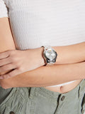 Buy Shop Guess G-Twist Silver Dial Silver Steel Strap Watch for Women - W1082L1 USA Online
