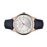 Buy Shop Emporio Armani Classic Silver Dial Blue Leather Strap Watch For Men - AR11131 USA Online