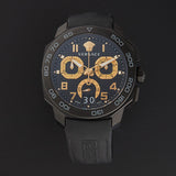 Buy Shop Versace Dylos Chronograph Black Dial Black Rubber Strap Watch for Men - VQC020015 USA Online