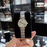 Buy Shop Emporio Armani Gianni T Bar Grey Dial Two Tone Steel Strap Watch For Women - AR1841 USA Online