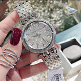 Buy Shop Michael Kors Darci Silver Dial Silver Steel Strap Watch for Women - MK3437 USA Online