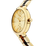 Buy Shop Michael Kors Garner Multifunction Gold Dial Two Tone Steel Strap Watch For Women - MK6471 USA Online