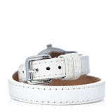 Buy Shop Burberry Utilitarian White Dial White Leather Strap Watch for Women - BU7846 USA Online