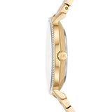 Buy Shop Michael Kors Quartz Mother of Pearl White Dial Gold Steel Strap Watch For Women - MK1065 USA Online