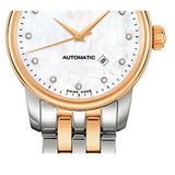 Mido Baroncelli III Automatic Mother of Pearl White Dial Two Tone Steel Strap Watch For Women - M7600.9.69.1