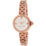 Buy Shop Marc Jacobs Courtney White Dial Rose Gold Steel Strap Watch for Women - MJ3458 USA Online