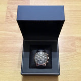 Buy Shop Hugo Boss Ambassador Chronograph Quartz Black Dial Black Leather Strap Watch For Men - HB1513194 USA Online