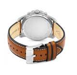 Buy Shop Fossil Grant Chronograph Blue Dial Brown Leather Strap Watch for Men - FS5210 USA Online