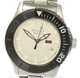 Buy Shop Gucci G Timeless Sport White Dial Silver Steel Strap Watch For Men - YA126250 USA Online