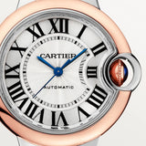 Buy Shop Cartier Ballon Bleu de Cartier Silver Dial Two Tone Steel Strap Watch for Women - W2BB0032 USA Online