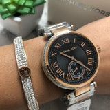 Buy Shop Michael Kors Skylar Black Dial Two Tone Steel Strap Watch for Women - MK5957 USA Online