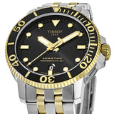 Buy Shop Tissot Seastar 1000 Powermatic 80 Black Dial Two Tone Steel Strap Watch For Men - T120.407.22.051.00 USA Online