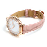Buy Shop Michael Kors Cinthia Mother of Pearl Dial Pink Leather Strap Watch for Women - MK2663 USA Online
