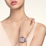 Buy Shop Cartier Ballon Bleu De Cartier Pink Dial Pink Leather Strap Watch for Women - WSBB0007 USA Online