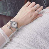 Buy Shop Marc Jacobs Courtney Mother of Pearl White Dial Silver Steel Strap Watch for Women - MJ3459 USA Online