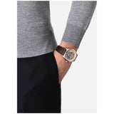 Buy Shop Emporio Armani Meccanico White Skeleton Dial Brown Leather Strap Watch For Men - AR60005 USA Online