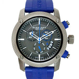 Buy Shop Burberry Sports Chronograph Black Dial Blue Rubber Strap Watch for Men - BU7714 USA Online